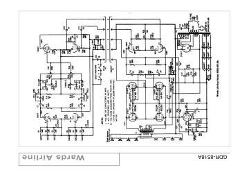 Airline GDR 8518A schematic circuit diagram